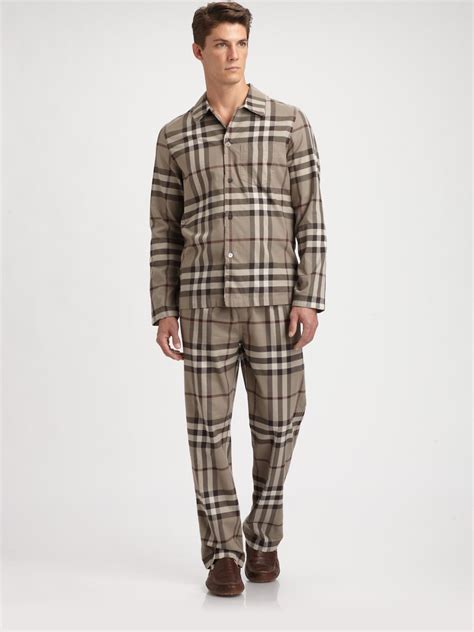 burberry men pajama sgirt|Burberry signatures for men.